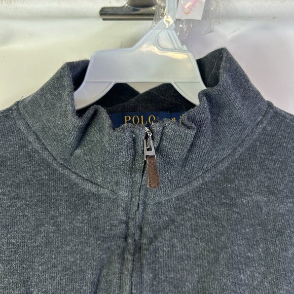 Polo Ralph Lauren Estate Rib Quarter Zip Cotton Sweater - Picture 3 of 7